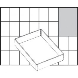 Inzet Box, afm A71 Low, H: 24 mm, afm 109x79 mm, 1 stuk [HOB-13346]