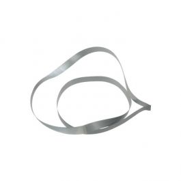 Versierelastiek Vinyl Stretch Zilver 45,7cm (50 stuks) [18CVLSV]