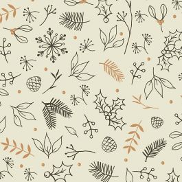 Inpakpapier, bloemen, B: 50 cm, 80 gr, 5 m/ 1 rol [HOB-191980]
