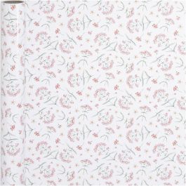 Inpakpapier, bloemen, B: 50 cm, 80 gr, 5 m/ 1 rol [HOB-191980]
