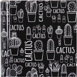 Inpakpapier, cactus, B: 50 cm, 80 gr, 5 m/ 1 rol [HOB-192010]