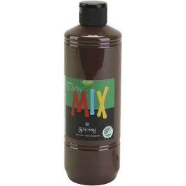 Greenspot Plakaatverf, matt, bruin, 500 ml/ 1 fles [HOB-642274]