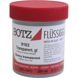 Glazuur voor klei, transparant, 200 ml/ 1 Doosje [HOB-675992]