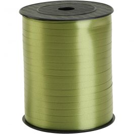 Cadeaulint, B: 5 mm, lime, 400 m/ 1 rol [HOB-557463]