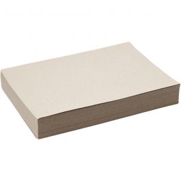 Recycled Papier, A4, vel 210x297 mm, 100 gr, grijs bruin, 250 vel/ 1 doos [HOB-20504]
