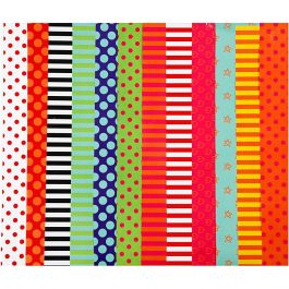 Glanspapier, bedrukt, vel 24x32 cm, 80 gr, diverse kleuren, 50 div vellen/ 1 doos [HOB-20871]