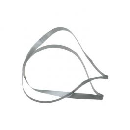 Versierelastiek Vinyl Stretch Zilver 50,8cm (50 stuks) [20CVLSV]