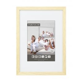 Wissellijst 21x29.7cm M100 Onvernist blank hout (p. stuk) [MA-210021292]