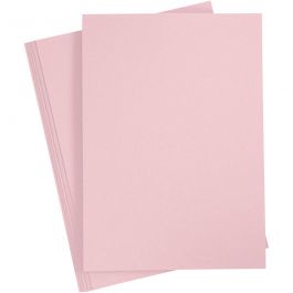 Karton, A4, vel 210x297 mm, 210 gr, roze, 10 vel/ 1 doos [HOB-21182]