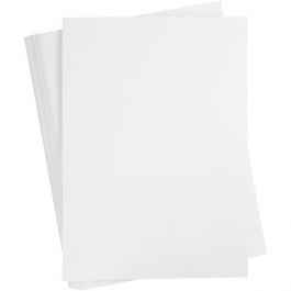 Karton, A2 420x600 mm,  180 gr, sneeuwwit, 100vellen [HOB21310]