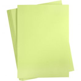 Gekleurd Karton, A2, vel 420x594 mm, 180 gr, lichtgroen, 100 vel/ 1 doos [HOB-21322]