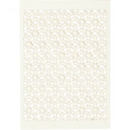 Patroonkarton, vel 10,5x15 cm, 200 gr, off-white, 10 stuk/ 1 doos [HOB-216921]