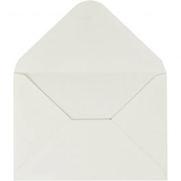 Enveloppen, afmeting envelop 11,5x16 cm, 110 gr, off-white, 10 stuk/ 1 doos [HOB-217022]