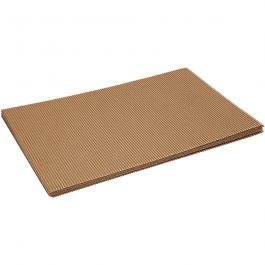Ribbelkarton, vel 25x35 cm, 120 gr, 10 vel/ 1 doos [HOB-21963]