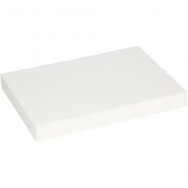 Constructie karton, vel 25,5x36 cm, dikte 0,4 mm, 250 gr, wit, 100 vel/ 1 doos [HOB-21990]