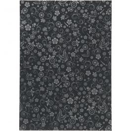 Papier, A4, vel 210x297 mm, 80 gr, zwart, 20 vel/ 1 doos [HOB-221002]