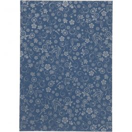 Papier, A4, vel 210x297 mm, 80 gr, blauw, 20 vel/ 1 doos [HOB-221004]