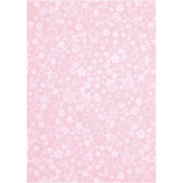 Papier, A4, vel 210x297 mm, 80 gr, lichtrood, 20 vel/ 1 doos [HOB-221017]