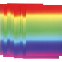 Regenboogpapier, A4, vel 210x297 mm, 180 gr, 10 vel/ 1 doos [HOB-229830]