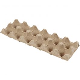 Eierdozen, H: 5 cm, L: 30,5 cm, B: 11 cm, 3 stuk/ 1 doos [HOB-23308]