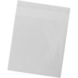 Cellofaan Zakjes, H: 11,3 cm, B: 11 cm, dikte 25 my, 200 stuk/ 1 doos [HOB-23992]