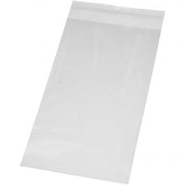 Cellofaan Zakjes, H: 22 cm, B: 12 cm, dikte 25 my, 20 stuk/ 1 doos [HOB-239950]