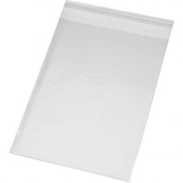 Cellofaan zakjes, b: 12,3 cm, h: 17,3 cm, 200stuks, 25 micron [HOB23999]