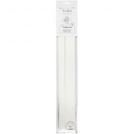 Sterstroken, L: 86+100 cm, d 11,5+18,5 cm, B: 25+40 mm, wit, 16 stroken/ 1 doos [HOB-24391]