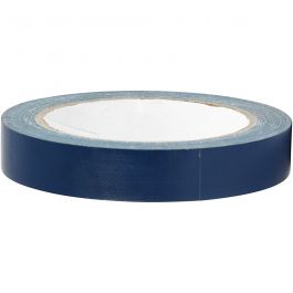 Canvas tape, B: 19 mm, blauw, 25 m/ 1 rol [HOB-24641]
