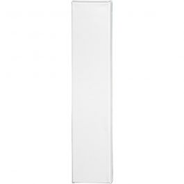Canvas, D: 1.6 cm, afm 10x50 cm, 360 gr, wit, 10 stuk/ 1 doos [HOB-25708]