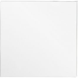 Canvas, D: 1.6 cm, afm 50x50 cm, 360 gr, wit, 5 stuk/ 1 doos [HOB-25709]