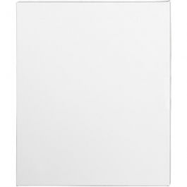 Canvas, D: 1.6 cm, afm 50x60 cm, 360 gr, wit, 5 stuk/ 1 doos [HOB-25710]