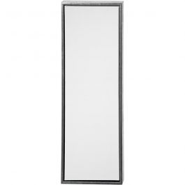 Canvas met lijst, afm 30x90 cm, 360 gr, antiek zilver, wit, 1 stuk [HOB-25761]