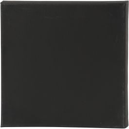 Canvas, afm 30x30x1,6 cm, 360 gr, zwart, 1 stuk [HOB-257640]
