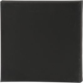 Canvas, D: 1,6 cm, afm 30x30 cm, 360 gr, zwart, wit, 10 stuk/ 1 doos [HOB-25764]