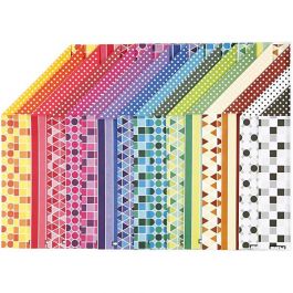 Color Bar Papier, A4, vel 210x297 mm, 100 gr, 16 div vellen/ 1 doos [HOB-26020]