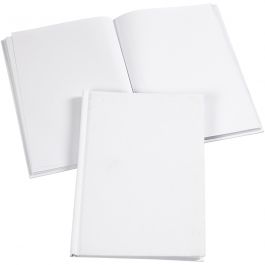 Notitieboek, A5, dikte 8 mm, 80 gr, wit, 1 stuk [HOB-26353]