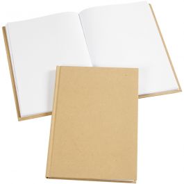 Notitieboek, A5, dikte 8 mm, 80 gr, bruin, 1 stuk [HOB-26367]