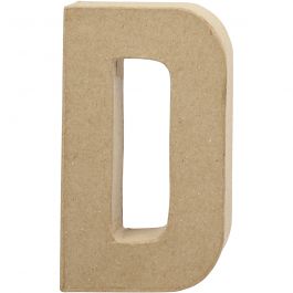 Letter, D, H: 20,2 cm, B: 11,5 cm, dikte 2,5 cm, 1 stuk [HOB-26603]