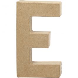 Letter, E, H: 20,5 cm, B: 11,5 cm, dikte 2,5 cm, 1 stuk [HOB-26604]
