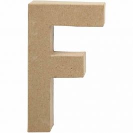 Letter, F , H: 20,5 cm, B: 11,6 cm, dikte 2,5 cm, 1 stuk [HOB-26605]