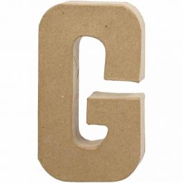 Letter, G, H: 20,5 cm, B: 11,5 cm, dikte 2,5 cm, 1 stuk [HOB-26606]