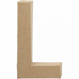 Letter, L, H: 20,3 cm, B: 11,4 cm, dikte 2,5 cm, 1 stuk [HOB-26611]