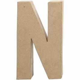 Letter, N, H: 20,2 cm, B: 11,5 cm, dikte 2,5 cm, 1 stuk [HOB-26613]