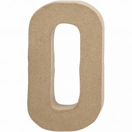 Letter, O, H: 20,4 cm, B: 11,5 cm, dikte 2,5 cm, 1stuk/ 1 stuk [HOB-26614]