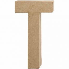 Letter, T, H: 20,5 cm, B: 11 cm, dikte 2,5 cm, 1 stuk [HOB-26619]