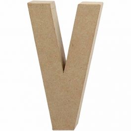 Letter, V, H: 20,5 cm, B: 11,5 cm, dikte 2,5 cm, 1 stuk [HOB-26621]