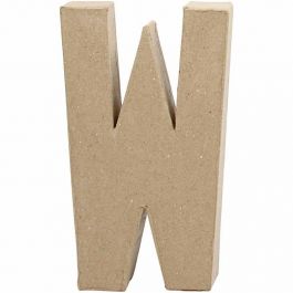 Letter, W, H: 20,3 cm, B: 11,4 cm, dikte 2,5 cm, 1 stuk [HOB-26622]