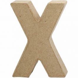 Letter, X, H: 10 cm, B: 7,6 cm, dikte 1,7 cm, 1 stuk [HOB-26662]