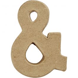 Teken, &, H: 10 cm, B: 7,5 cm, dikte 1,7 cm, 1 stuk [HOB-26666]